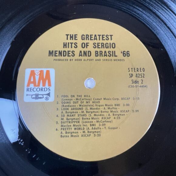 Sergio Mendes & Brasil '66 Greatest Hits Vtg Vinyl LP Album Bossa-Nova Jazz Funk - Picture 6 of 14